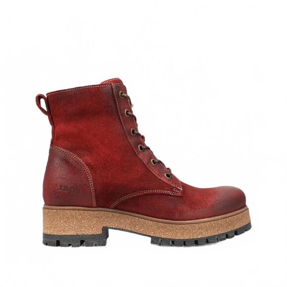 NEW TAOS women's main street ankle boots in garnet rugged - Picture 1 of 4